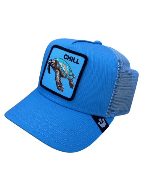Gorra Goorin Bros Trucker Baseball - The Sea Turtle celeste