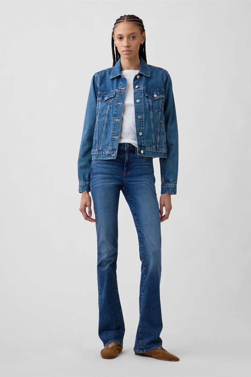 Jean Baby Boot Mujer Medium Wash