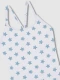 Traje De Baño Estampado Estrellas Blanco Roto
