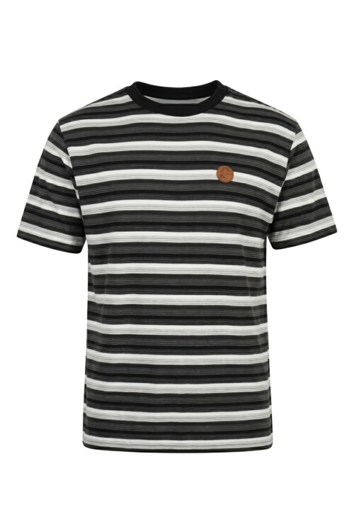 Remera O'Neill Brush Stripe Negro
