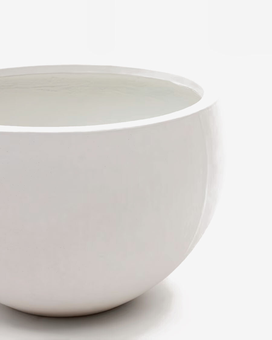 Macetero Grau de cemento blanco Ø 56 cm Macetero Grau de cemento blanco Ø 56 cm