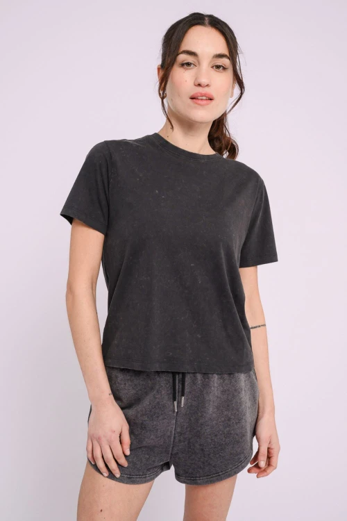Remera básica Negro