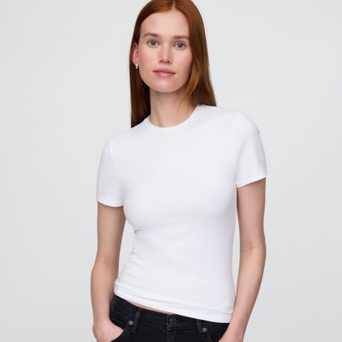SS CLOSEKNIT CREW - 23 1/2 FRESH WHITE