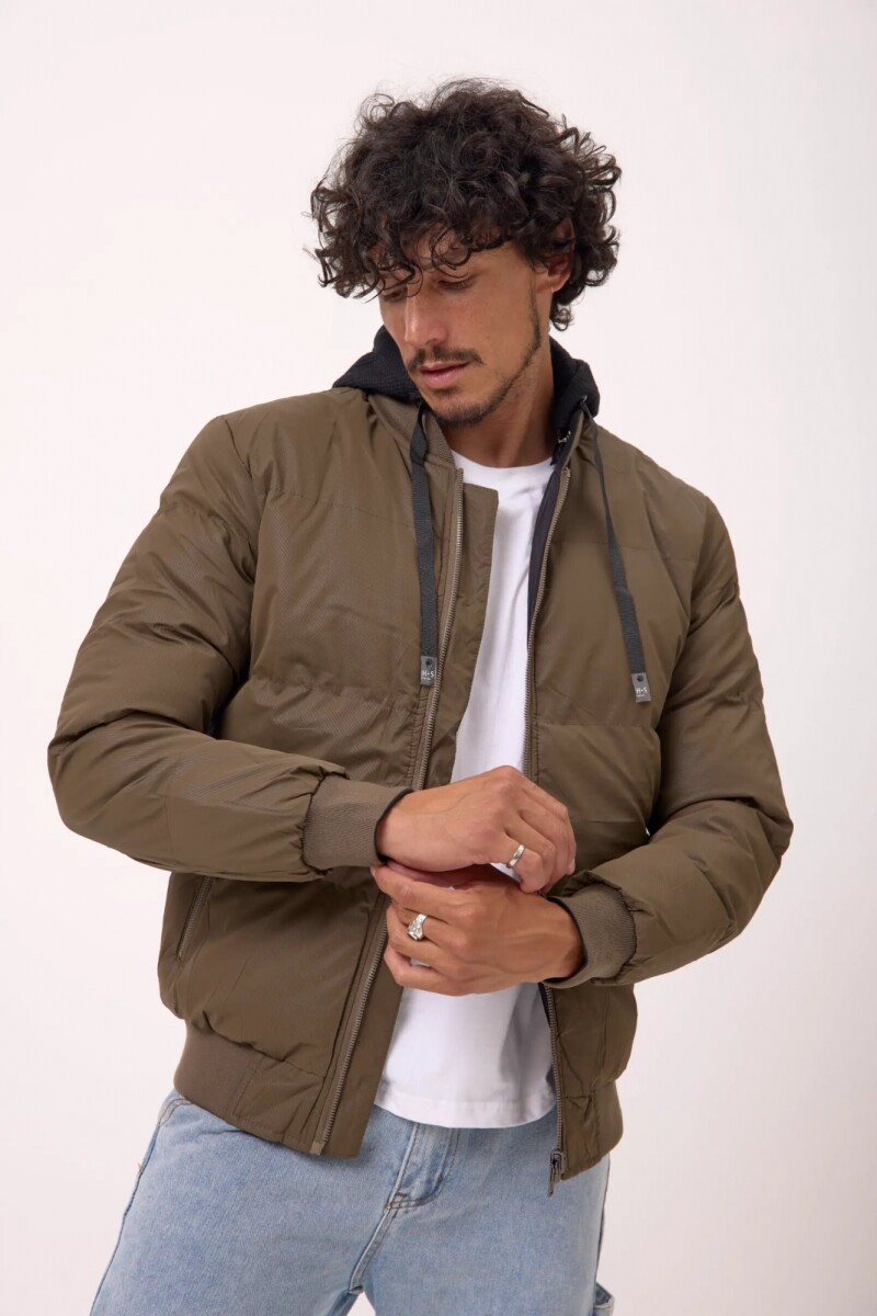 Campera Lisa Musgo