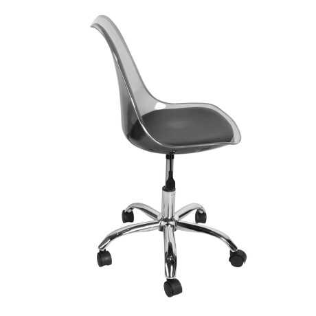 SILLA DE OFICINA POLIPROPILENO NEGRO HYL-053