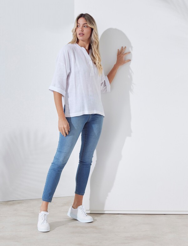 Blusa Lino BLANCO