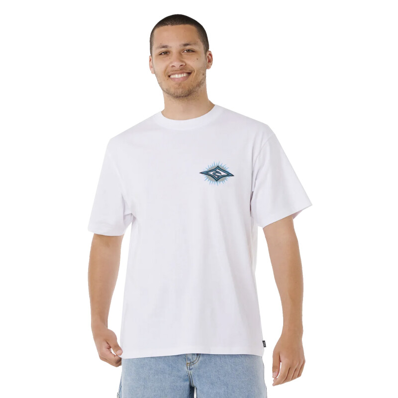 Remera Rip Curl Raw Burst - Blanco Remera Rip Curl Raw Burst - Blanco