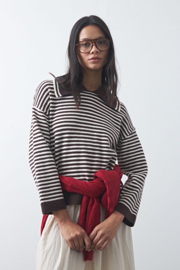 SWEATER TUMBES Marrón oscuro