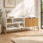 RACK LINEA WOOD BLANCO