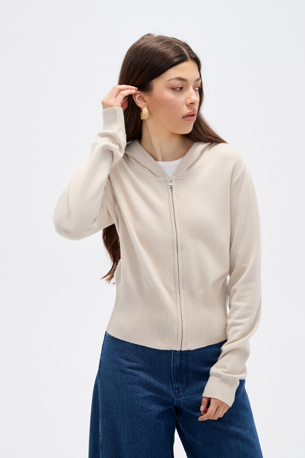 Saco Adena Beige Melange