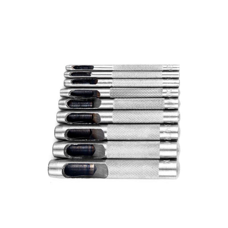 DINGQI JUEGO DE SACABOCADOS INDUSTRIAL 9 PIEZAS Dingqi Juego De Sacabocados Industrial 9 Piezas