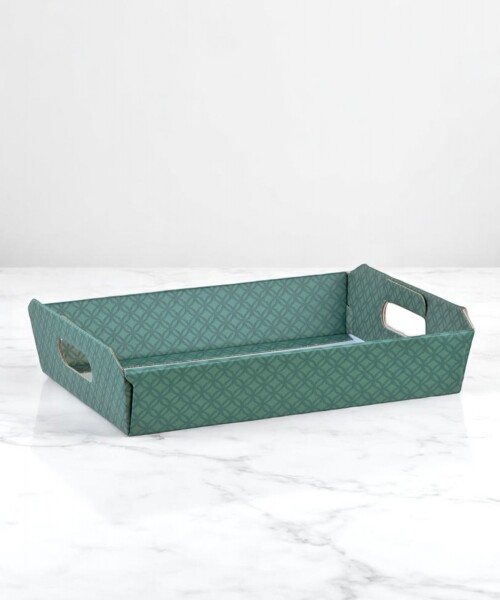 Bandeja 35x26x7 cm. - MATELASSE EUCALIPTO Bandeja 35x26x7 cm. - MATELASSE EUCALIPTO