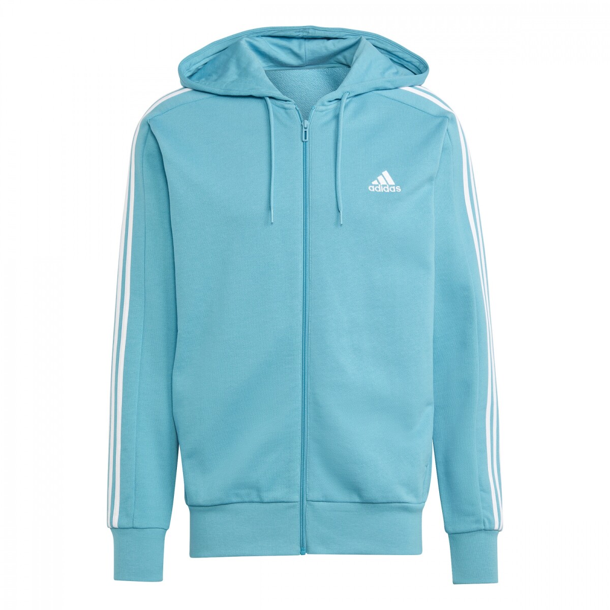 Abrigo 3-Stripes Essentials de Hombre - Celeste 