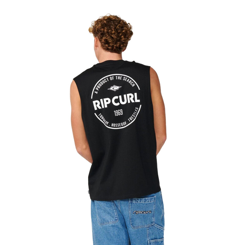Musculosa Rip Curl Staple Muscle - Negro Musculosa Rip Curl Staple Muscle - Negro