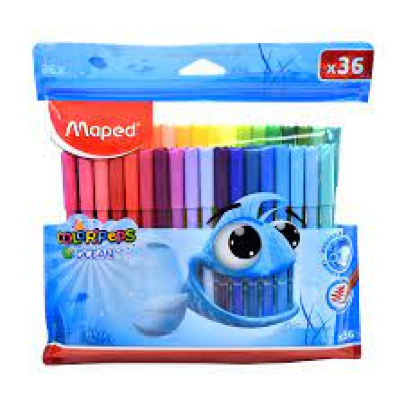 Marcadores Maped Ocean x 36 Colores Marcadores Maped Ocean x 36 Colores