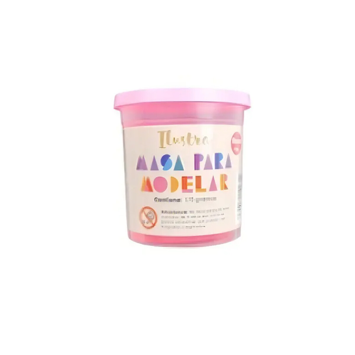 Masa Ilustra en pote - Rosada 