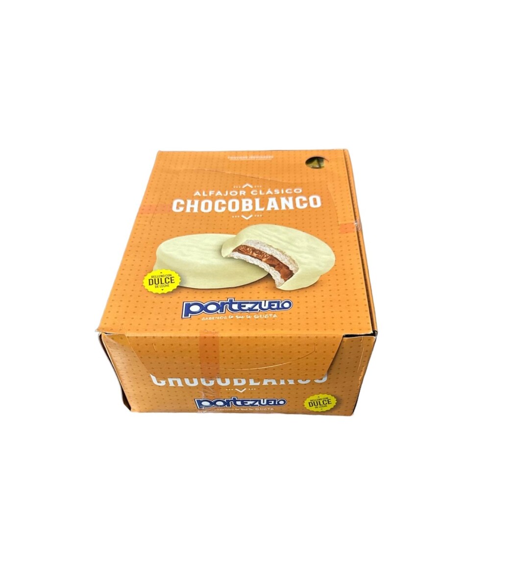 Alfajor Portezuelo x 18 - Chocolate Blanco 