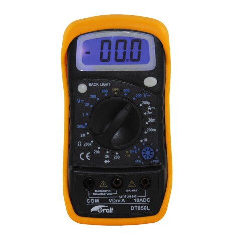 MULTIMETRO BASICO 600VCACC/10ACC DT850L MULTIMETRO BASICO 600VCACC/10ACC DT850L