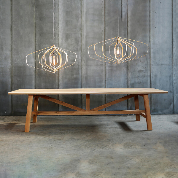 MESA DE COMEDOR BALANCE MARRÓN - UNICO