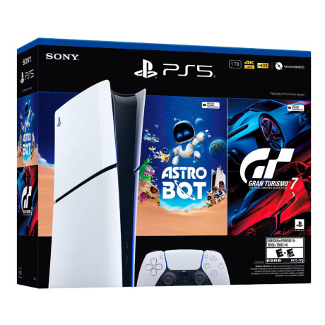 Playstation 5 Slim PS5 - Versión Digital + Astro Bot + Gran Turismo 7 Playstation 5 Slim PS5 - Versión Digital + Astro Bot + Gran Turismo 7
