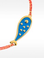 Pulsera Ajustable Con Charm Pez multicolor