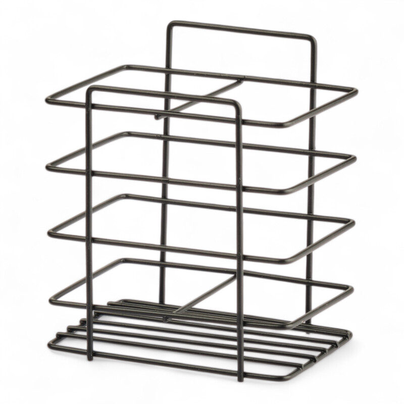 Set 5 Estantes Organizador Ducha Baño Con Adhesivo Negro