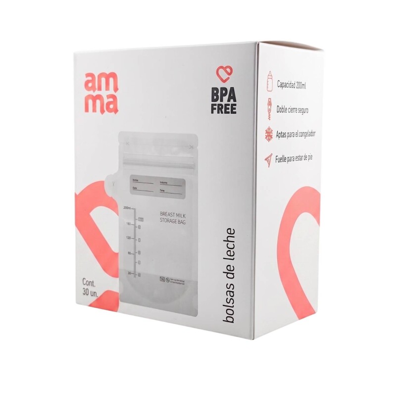 Bolsas Para Almacenar Leche Materna Amma 30 Uds. Bolsas Para Almacenar Leche Materna Amma 30 Uds.