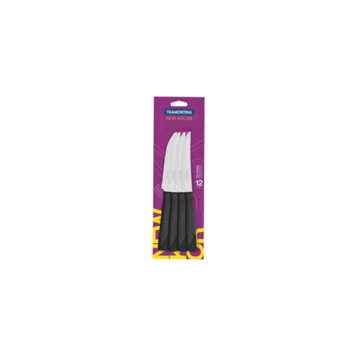 SET CUCHILLOS TRAMONTINA NEW KOLOR X 12 
