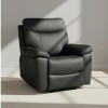 Sofa Lexus 1 Cuerpo Recliner Pu Negro Sofa Lexus 1 Cuerpo Recliner Pu Negro