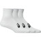 Medias Training 3 Pack Quarter Sock Unisex Brilliant White