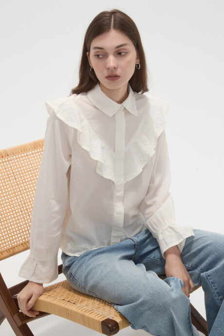 Camisa Hariet Marfil / Off White
