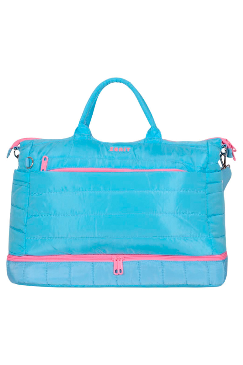 BOLSO TRAVEL PUFFER CELESTE 