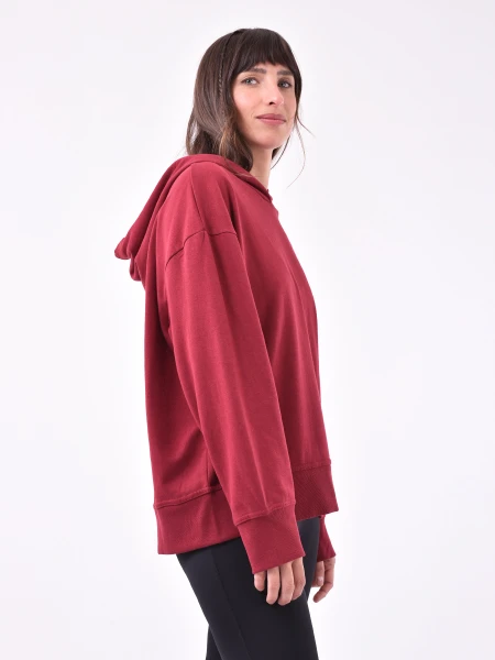 HOODIE DELFINO BORDEAUX