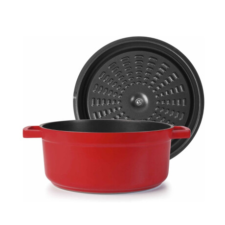 Cacerola Aluminio Fundido con tapa Naranja D.28 Cm Cacerola Aluminio Fundido con tapa Naranja D.28 Cm