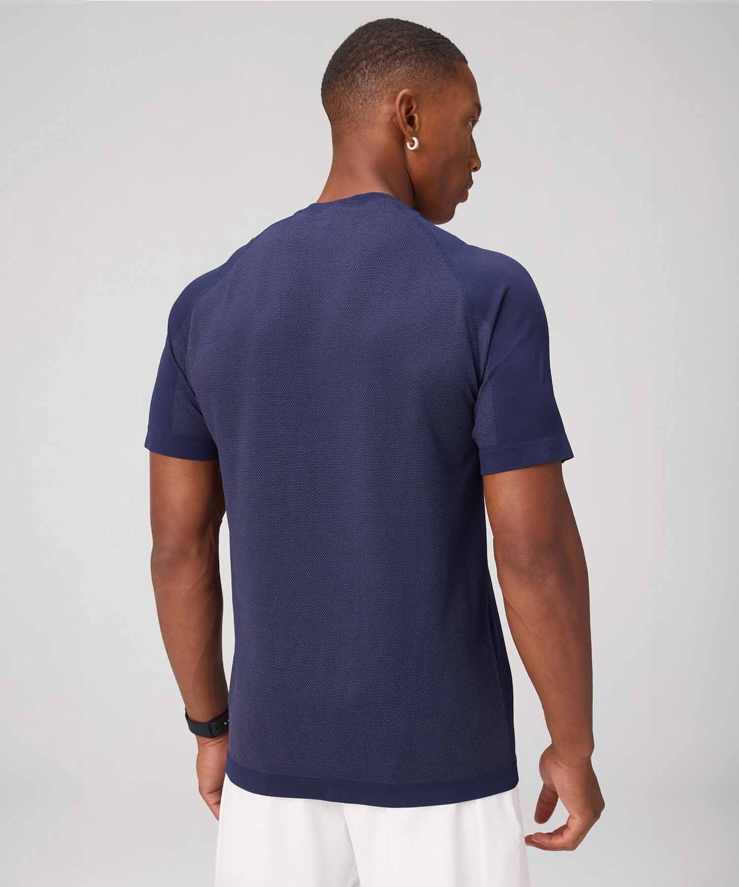 Polo Manga Corta Fit The Training Day Tee Hombre Deep Navy
