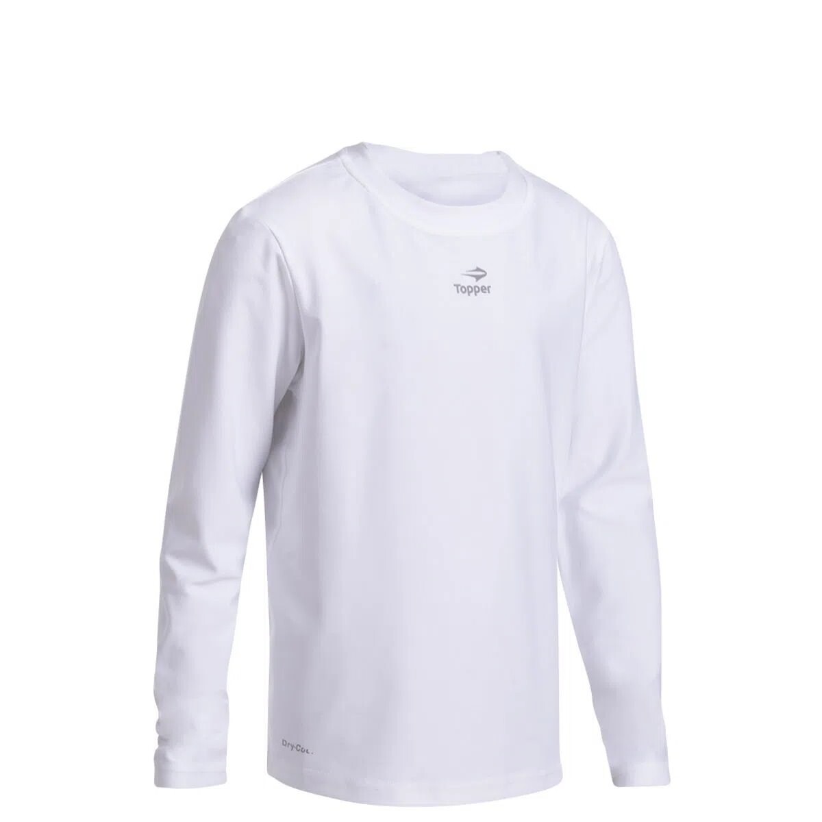 Remera Infantil Topper m/Larga Boys - Blanco 