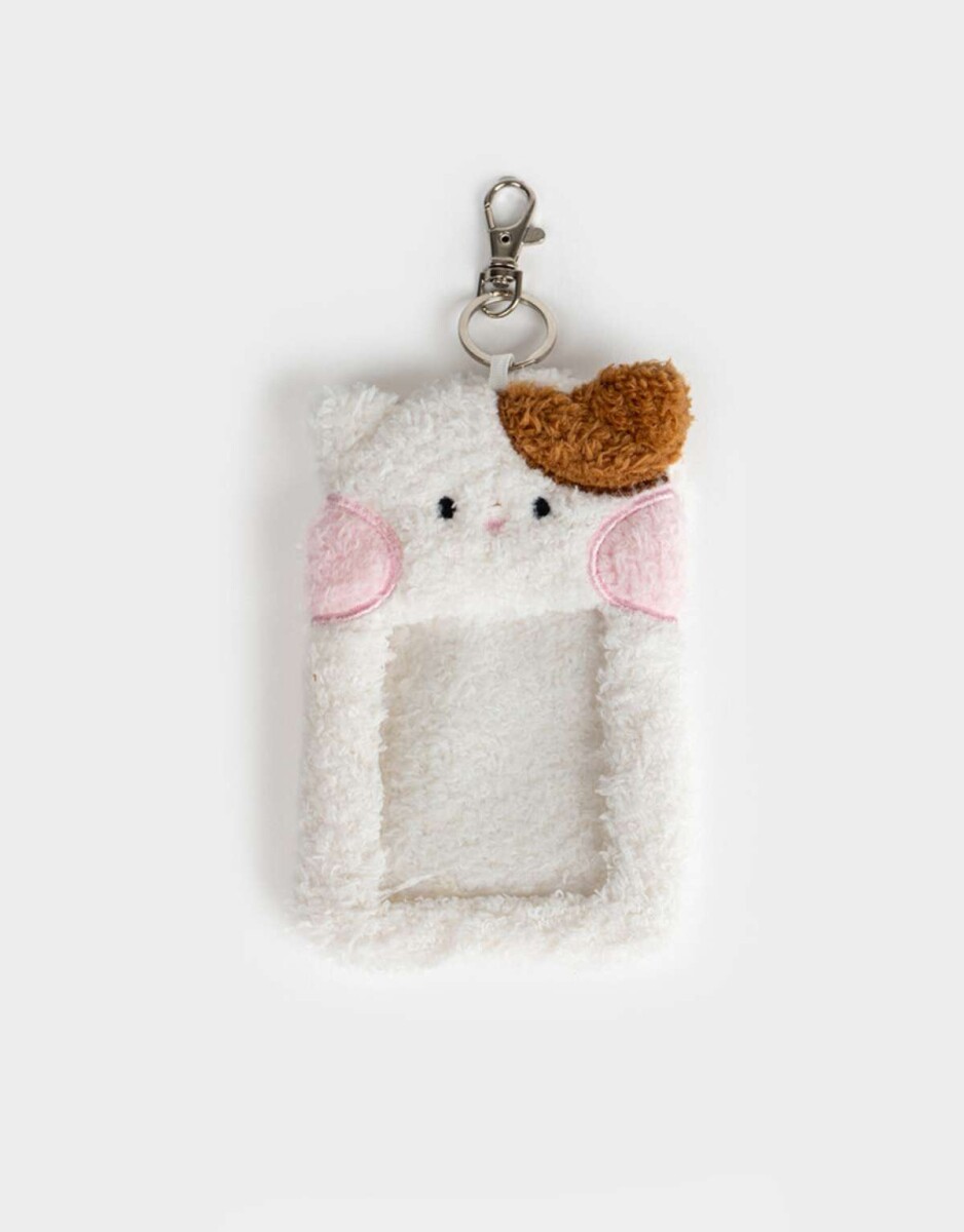 Photo Frame Gatito De Peluche - Blanco Crudo 