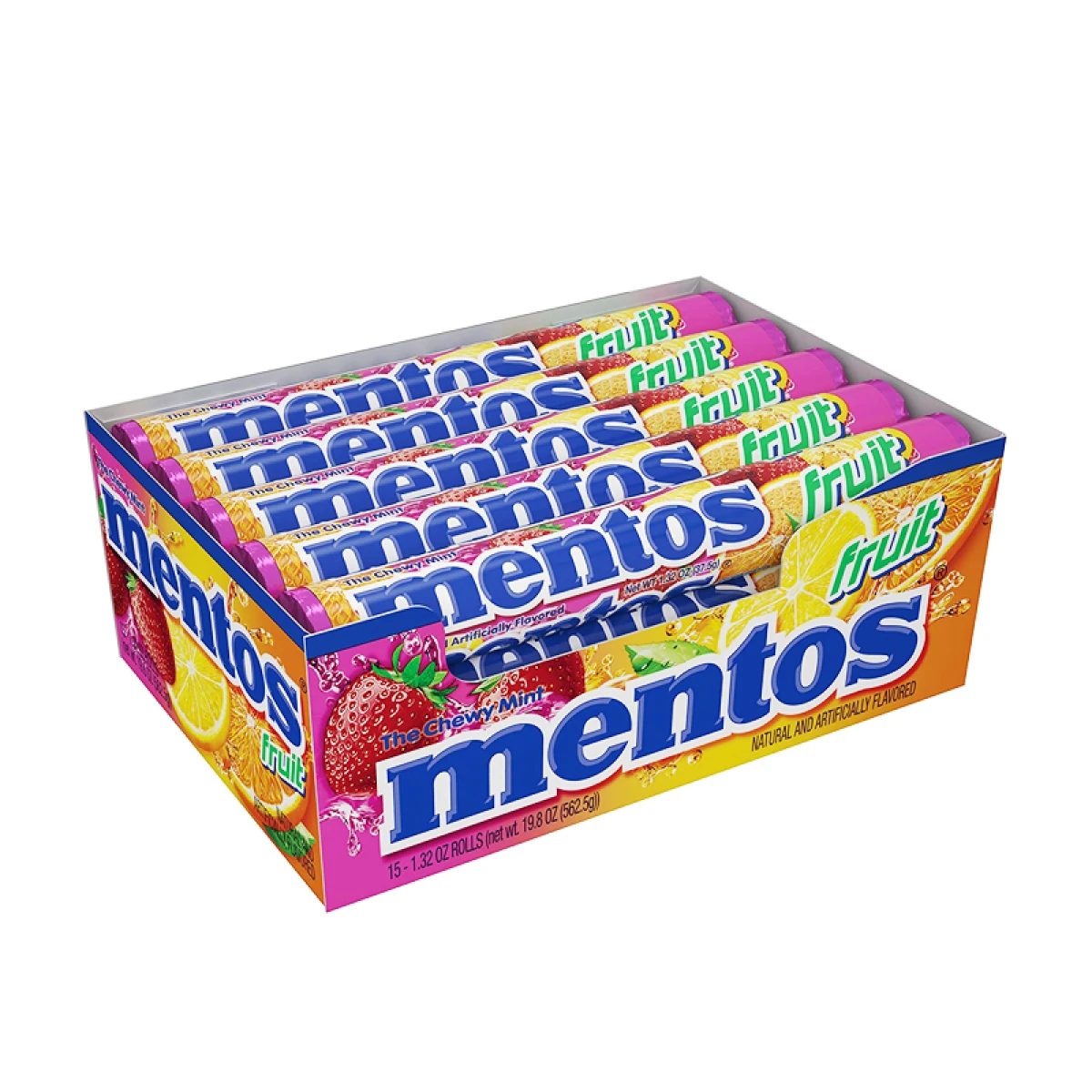 MENTOS Caramelos x12u - Frutas 