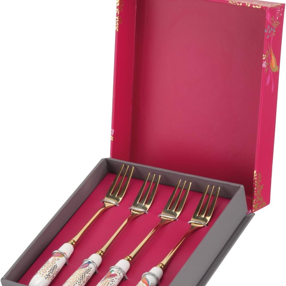 PORTMEIRION S MILLER CHELSEA TENEDORES DE TE SET x 4 PORTMEIRION S MILLER CHELSEA TENEDORES DE TE SET x 4