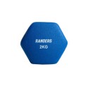 MANCUERNA 2KG REVESTIDA EN NEOPRENO AZUL