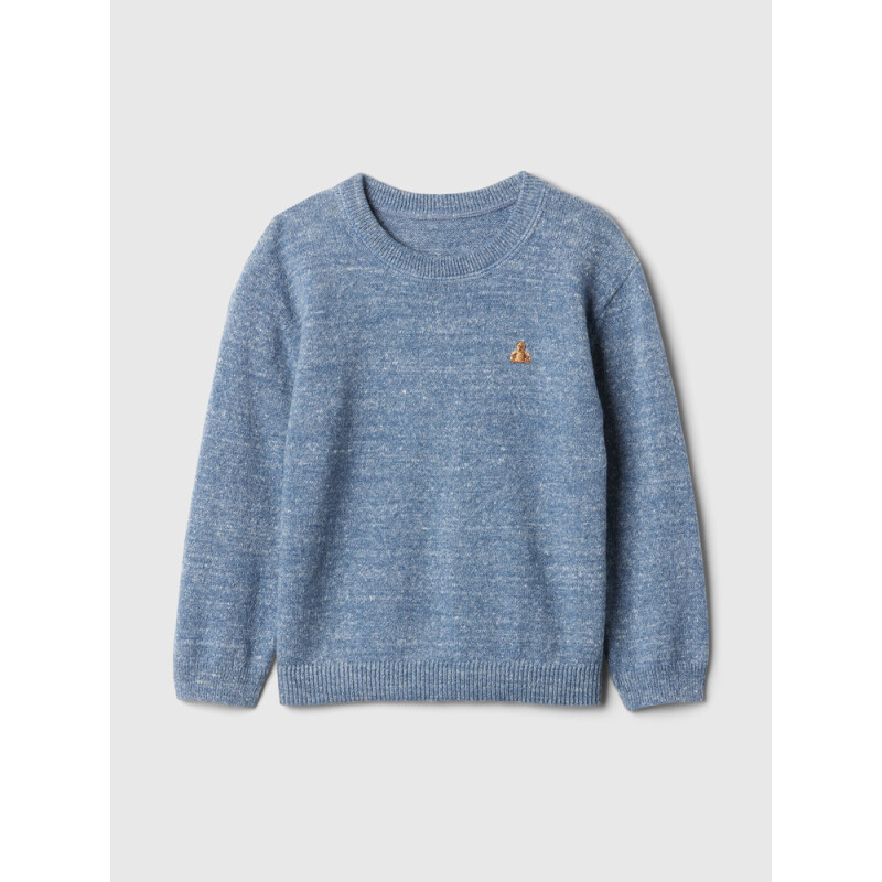 SLD CREW SWT LT BLUE HEATHER