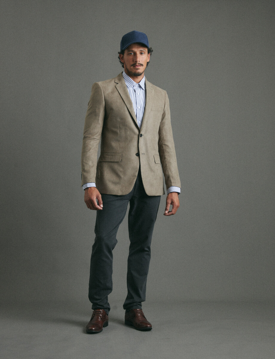 110600 SACO HARRINGTON LABEL Kaki