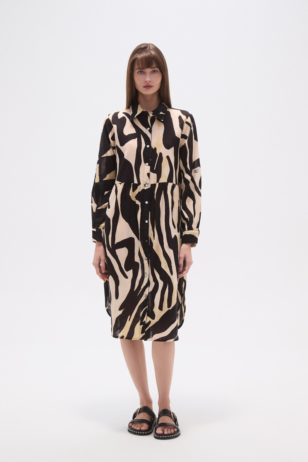 Vestido Sombre Estampado 1