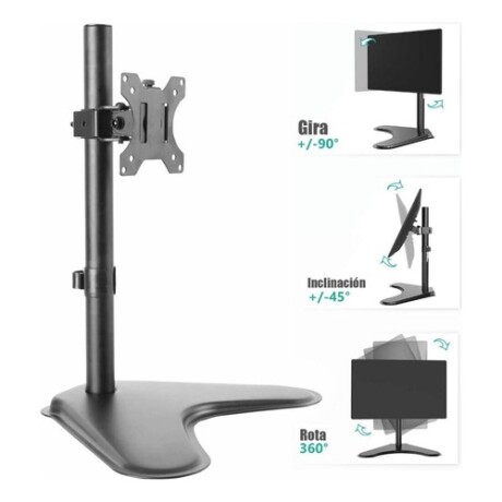 Soporte para monitor ajustable Brateck hasta 27" Soporte para monitor ajustable Brateck hasta 27"