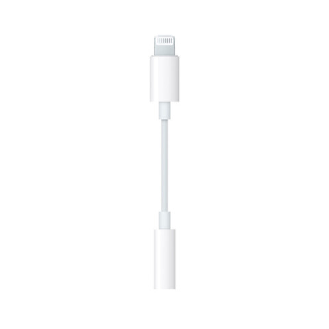 Apple adaptador Lightning a mini jack 3.5mm Apple adaptador Lightning a mini jack 3.5mm