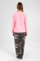 Pijama polar weekend vibes 2 Rosado