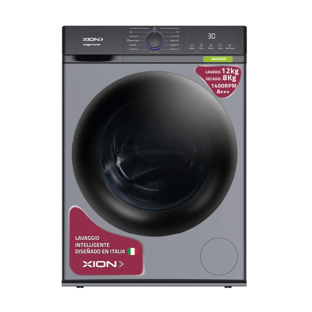 LAVASECARROPAS 12 / 8KG INVERTER XION XI-LSE1280