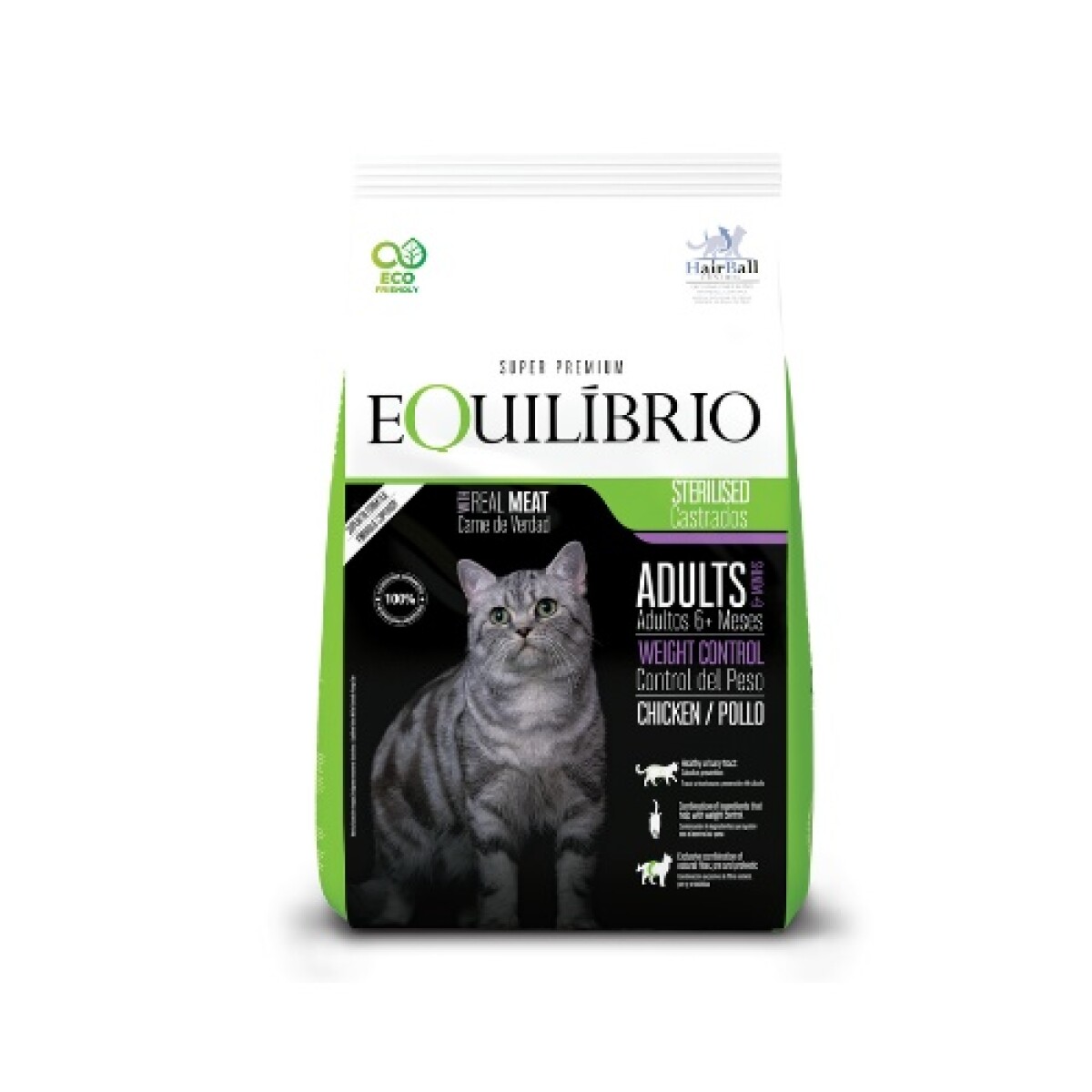EQUILIBRIO GATO CASTRADO 1.5 KG - Equilibrio Gato Castrado 1.5 Kg 