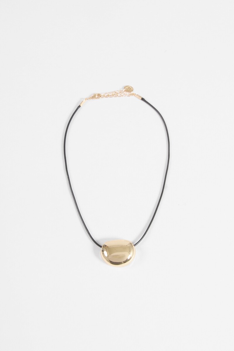 Collar cordón dije bold dorado