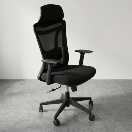 SILLA DE OFICINA MALLA NEGRO AMANE